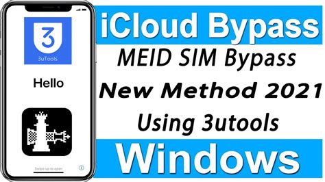 Windows Method 2021 ICloud Bypass Using 3utools MEID SIM Bypass Tool