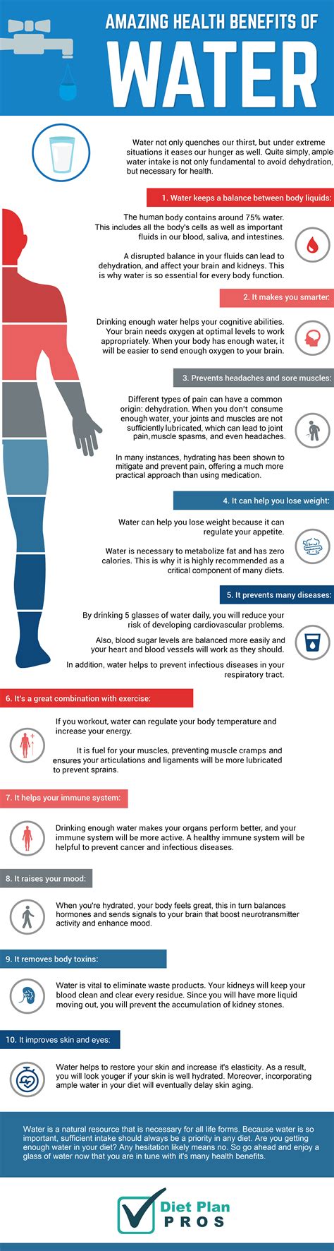 10 Amazing Health Benefits Of Water Staying Hydrated Health Health Nutrition Health Benefits