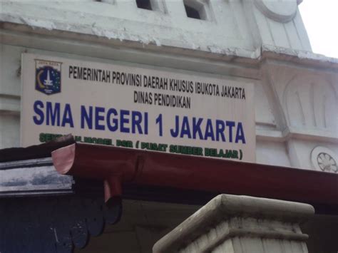 Sma Negeri 1 Jakarta Dki Jakarta Sekolah Menengah Atas Sekolah Negeri