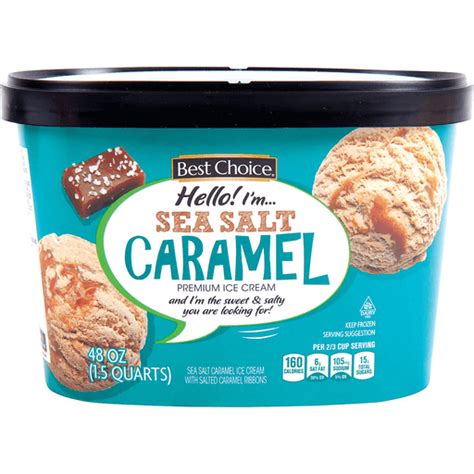 Best Choice Sea Salt Caramel Ice Cream Scround Ice Cream Reasors