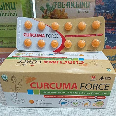 Curcuma Force Contents Tablets Handmade Curcuma Fct Shopee