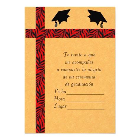 Invitaciónes De Graduación En Espanol Imagui