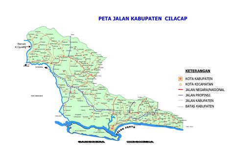 Peta Kota Peta Kabupaten Cilacap