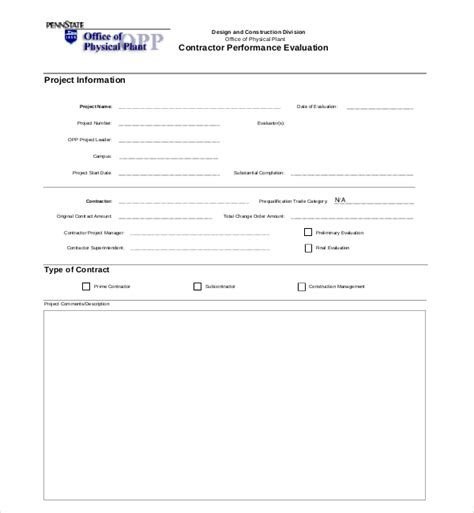 Free 11 Sample Construction Management Forms In Pdf Excel Word