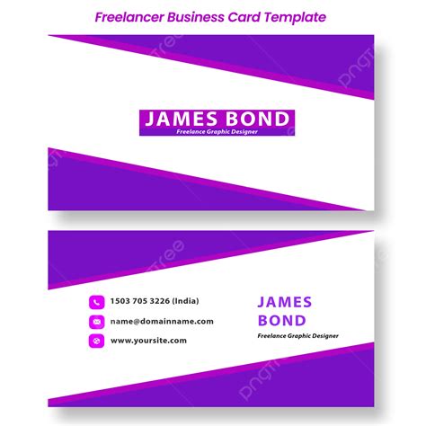 Freelancer Business Card Template Psd Template Template Download On Pngtree