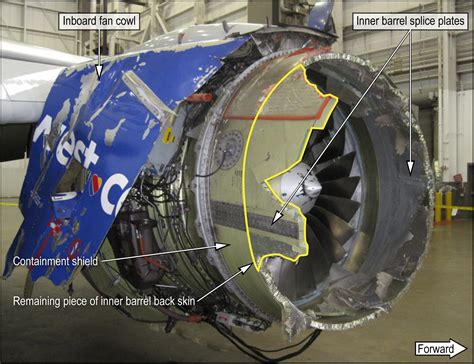 engine explosion cause found ntsb final report on southwest airlines flight 1380 plane