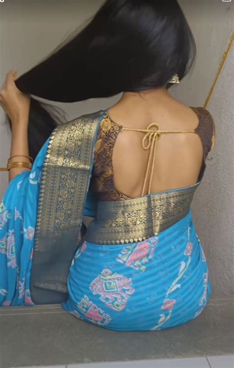 Pin By G Matter On Saree Back Indian Beauty Indian Photoshoot