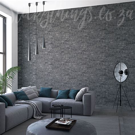 Textured Grey Brick Wallpaper 3d Grey Bricks Wallpaper
