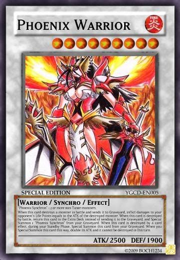 Phoenix Warrior Synchro Yu Gi Oh Card Maker Wiki Cards Decks