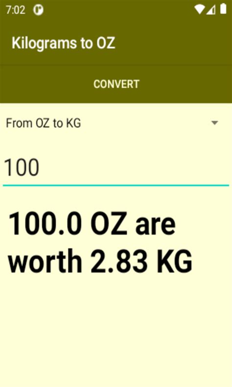 Free Kilograms to Ounces conversion utility APK Download For Android ...