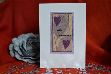 Handmade Happy Anniversary Card Anniversary Love Romantic Husband