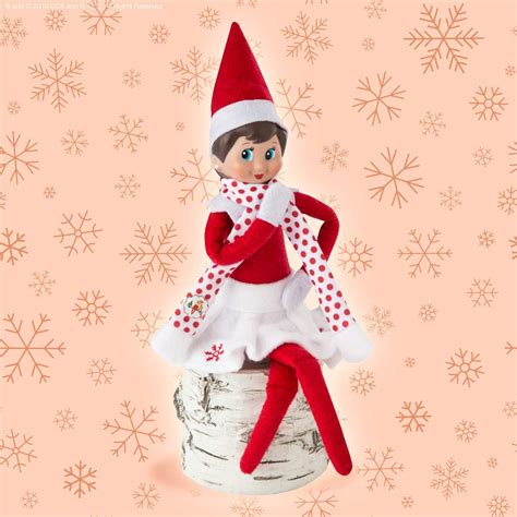 Buy Elf On The Shelf Clothes Snowflake Skirt With Scarf Girl Elf Not