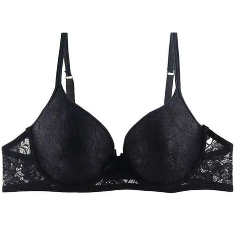 Xinhuaya C Cup Women Full Cup Push Up Bras Lace Floral Rimless Gathered Women Bras Back