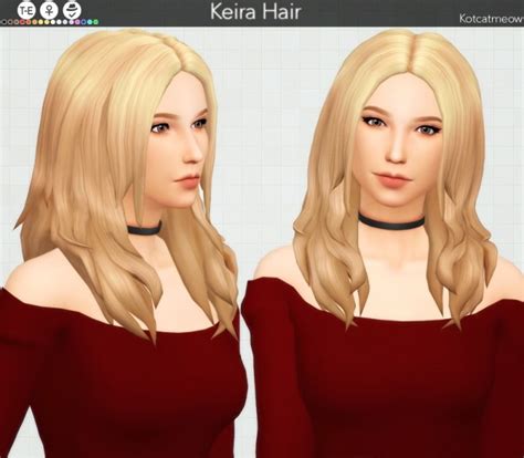 Keira Hair At Kotcatmeow Sims 4 Updates