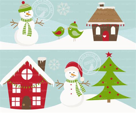 Christmas Scene Clipart 20 Free Cliparts Download Images On