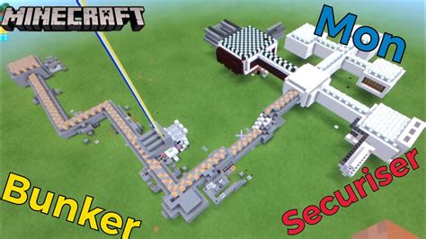Présentation De Mon Bunkers Minecraft Youtube