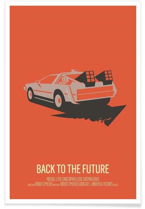 Back To The Future 2 Minimalist Poster Juniqe