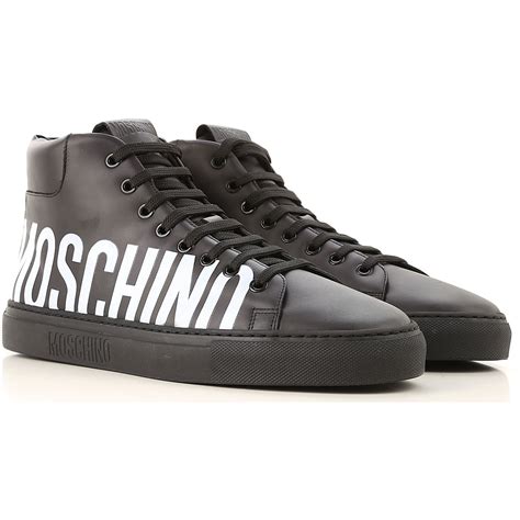 Mens Shoes Moschino Style Code Mb15052g08ga0000 Black