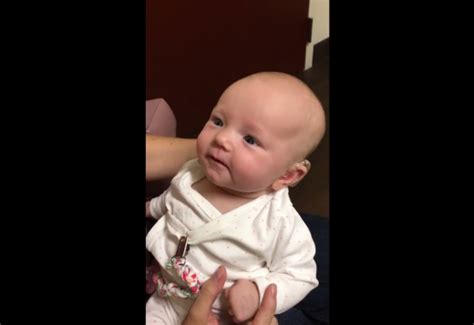 When This Deaf Baby Hears Her Mom Say I Love You For The First Time