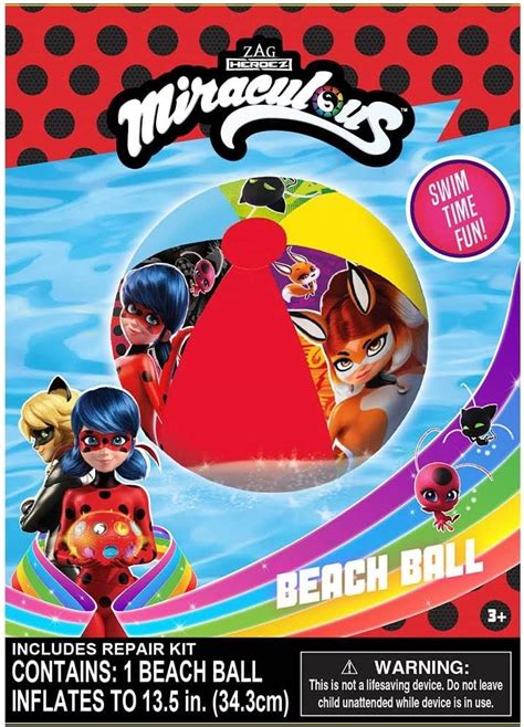 Miraculous What Kids Want Ladybug Inflatable Beach Ubuy India