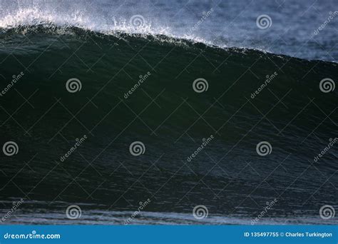 Medium Beach Breaker Wave Surfing Energy Stock Image Image Of Wave