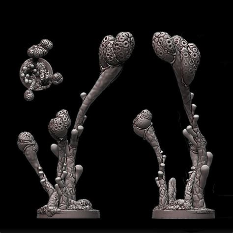 Crater Berries Sci Fi Plant Miniature By Don Whitaker Download Free Stl Model