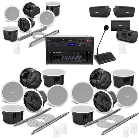 Multi Zone 70v Commercial Sound System For Background Or Foreground