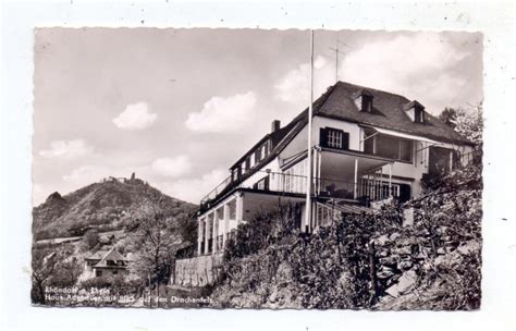 Oktober 2013 im kurhaus bad honnef. 5340 BAD HONNEF, Haus Adenauer, Blick auf den Drachenfels ...