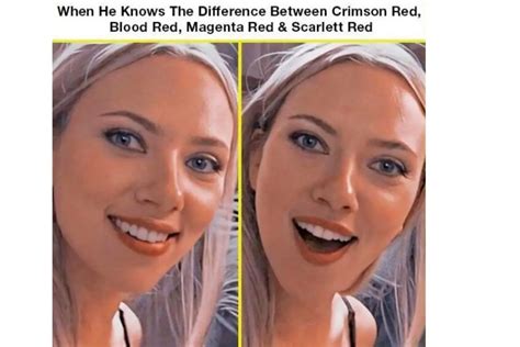 Scarlett Johansson Meme Surprised Captions Beautiful