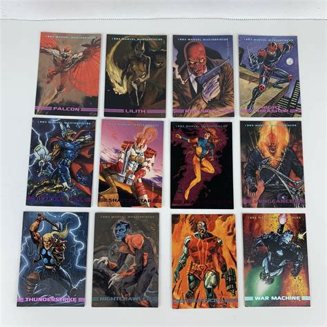 Mavin 1993 Marvel Masterpieces 46 Card Lot Spider Man 2099 Venom