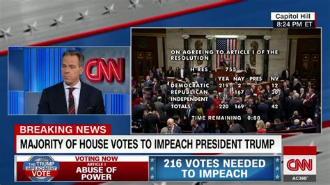 Majority Of House Votes To Impeach President Trump