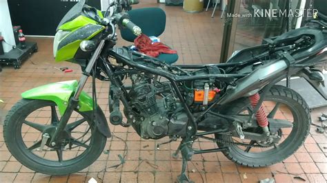 Honda CB 110 limpieza de su parte eléctrica - YouTube
