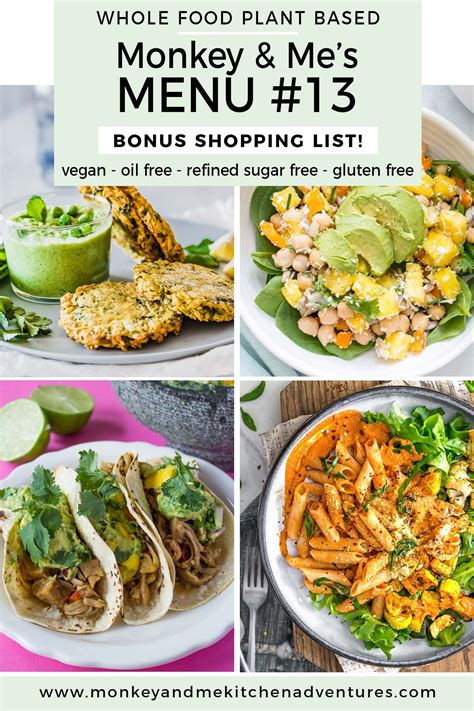 A vegan meal plan that's as simple as it is healthy. Pin by Dianna Jones on vegan meal plans (With images ...