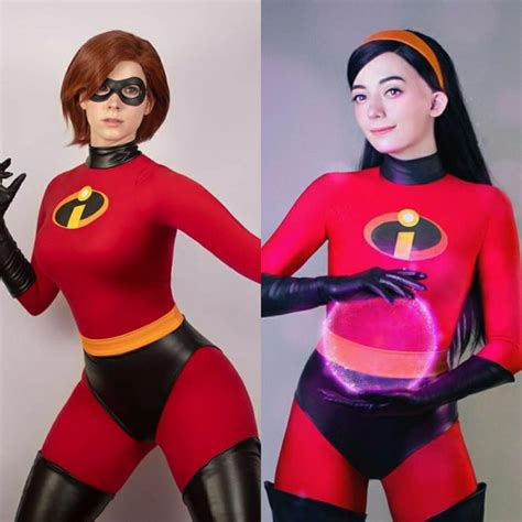 Elastigirl By Enjinight And Violet Parr By Olkaaklo Gag