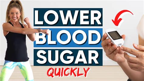 Exercise To Lower Blood Sugar Quickly 5 Minute Routine Youtube