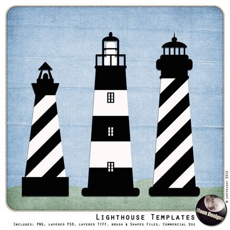 Lighthouse Templates by MoonDesigns | Lighthouse, Nautical quilt