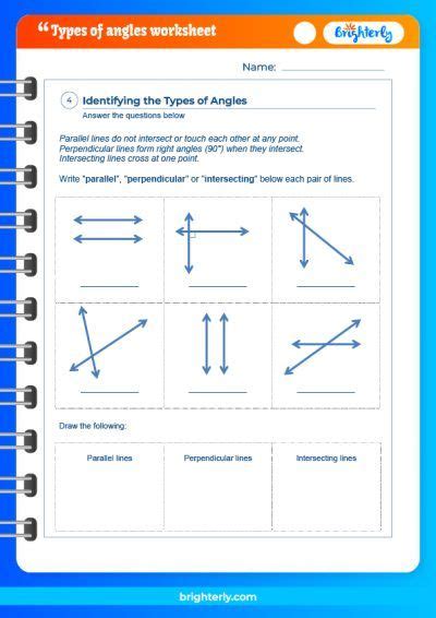 Free Printable Types Of Angles Worksheets [pdfs] Brighterly