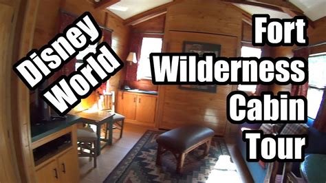 The cabin provides a kitchen with a. Fort Wilderness Campground Cabin Tour, Disney World Resort ...