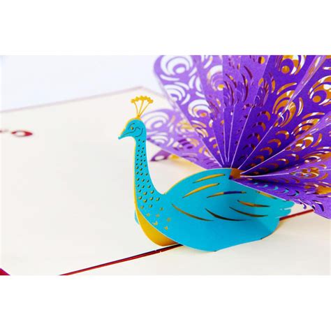 Burung kedasih atau burung emprit ganthil adalah jenis burung yang sangat populer di indonesia, tapi kepopuleran burung. Kartu Ucapan 3D bentuk Burung Merak - Purple ...
