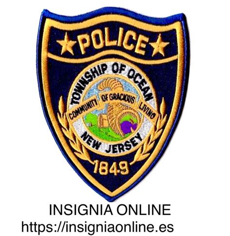 Ocean New Jersey Police Patchinsigniaonlinees Police