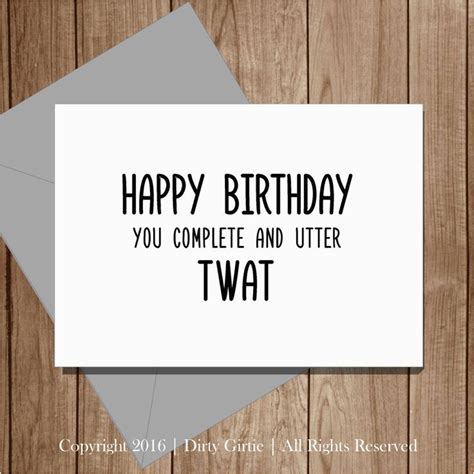Maybe you would like to learn more about one of these? Vulgar Birthday Cards the 25 Best Rude Birthday Cards Ideas On Pinterest Rude | BirthdayBuzz