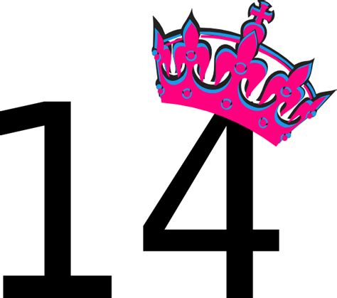 Number 14 Clipart