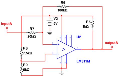 Comparator Circuit Fig 7 Shows The Tests Of The Comparator Circuit