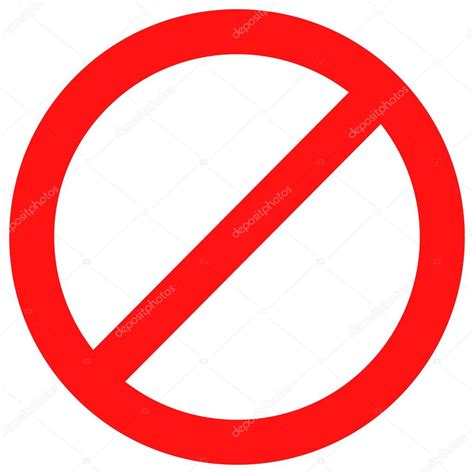 Ban Sign Red Stock Vector Image By ©09910190 105035220