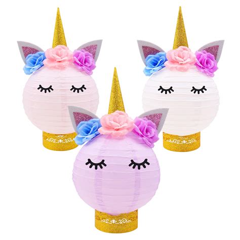 Toys And Games Unicorn Party Decorations Unicorn Table Centerpieces Paper