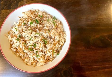 Lebanese Vermicelli Rice Arabic Rice Recipe Vermicelli Pasta