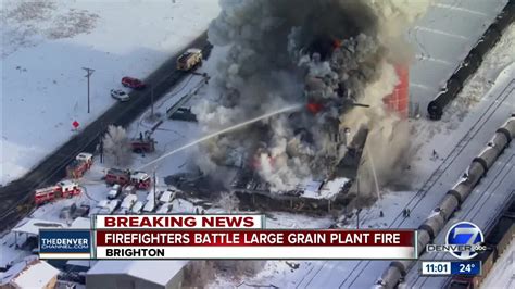 Large Fire Engulfs Abandoned Building In Brighton Friday