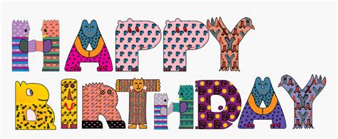Happy Birthday Cut Out Letters Hd Png Download Transparent Png Image