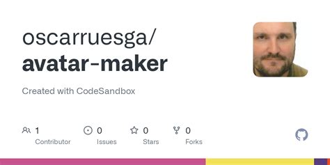 Github Oscarruesgaavatar Maker Created With Codesandbox
