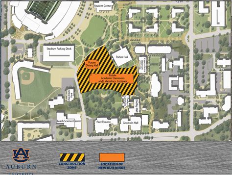 Auburn University Map Of Campus